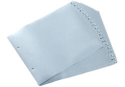 Ordner alfabet Quantore 2-gaats 18x23 PP grijs