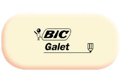 Gum Bic Galet pvc vrij zacht potlood wit
