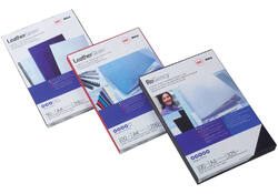 Voorblad GBC A4 lederlook wit 100 stuks