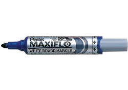 Viltstift Pentel MWL5M Maxiflo whiteboard rond 3mm blauw