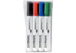 Viltstift Legamaster TZ 100 whiteboard rond 1.5-3mm assorti pak à 4 stuks