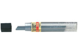 Potloodstift Pentel 2B 0.5mm zwart koker à 12 stuks