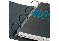 Opbergstrip Djois filestrip A4 295mm 2/4rings transparant 50 stuks