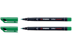 Viltstift STABILO OHpen 841/36 permanent rond superfijn groen