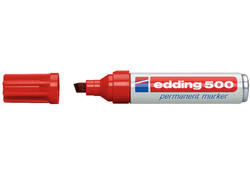 Viltstift edding 500 schuin 2-7mm rood