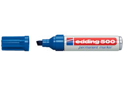 Viltstift edding 500 schuin 2-7mm blauw