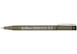 Fineliner Artline technisch 0.2mm zwart