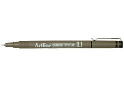 Fineliner Artline technisch 0.1mm zwart