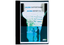 Rapportenmap Jalema A4 met snelhechter zwart