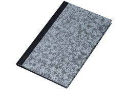 Notitieboek Djois Atlanta Excellent genaaid 330x205mm 288blz lijn grijs gewolkt