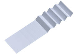 Ruiterstrook voor Esselte Classic 50mm wit