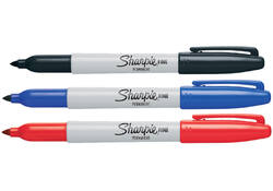 Viltstift Sharpie rond fijn rood