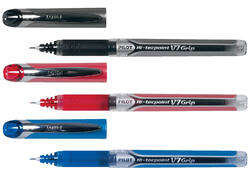 Rollerpen PILOT Hi-Tecpoint Grip V7 medium zwart