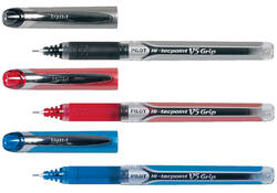 Rollerpen PILOT Hi-Tecpoint V5 Grip fijn blauw