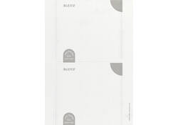 Rug-insteekkaart Leitz breed 56x190mm wit