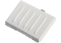 Visitekaartenhouder 2vaks mat aluminium