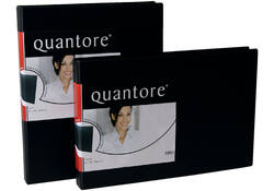 Ringband Quantore A3 dwars 4-rings D-mech 25mm zwart