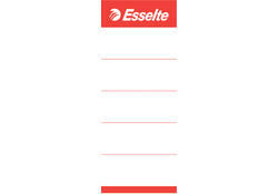 Rugetiket Esselte breed 50x158mm karton wit