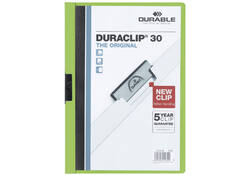 Klemmap Durable Duraclip A4 3mm 30 vellen groen