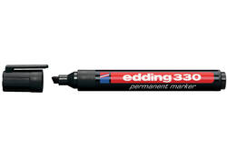 Viltstift edding 330 schuin 1.5-5mm zwart