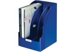 Tijdschriftcassette Leitz Plus jumbo blauw