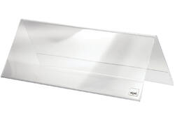 Tafelnaambord Sigel TA130 240x90mm 2-zijdig transparant