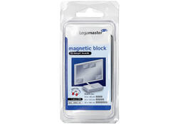 Magneet Legamaster 50x75x12mm blokmagneet