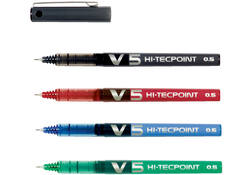 Rollerpen PILOT Hi-Tecpoint V5 fijn zwart