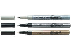 Fineliner PILOT Super Color extra fijn zilver