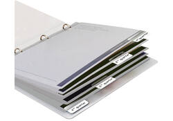 Indextabs Djois 12x40mm zelfklevend permanent wit 48 stuks