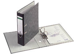 Ordner Leitz 1082 180° 80mm karton folio zwart