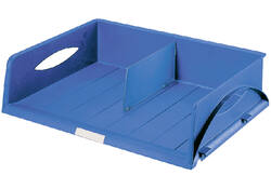Brievenbak Leitz Sorty Jumbo A3 dwars blauw