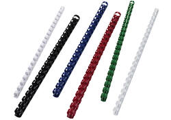 Bindrug GBC 6mm 21-rings A4 wit 100 stuks