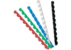 Bindrug GBC 8mm 21rings A4 blauw 100stuks