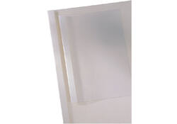 Thermische omslag GBC A4 8mm transparant/wit 100stuks