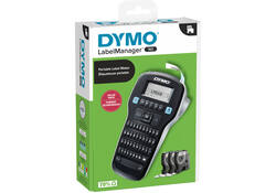 Labelprinter Dymo LabelManager 160 draagbaar qwerty 12mm zwart valuepack