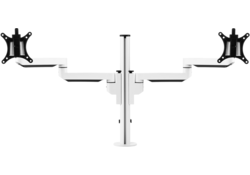 Monitorarm Galaxy Dubbel (Set) - Wit