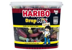 Drop Haribo mix gekleurd 550gr
