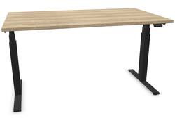 S-Line 140x80cm - Zwart / Halifax Naturel