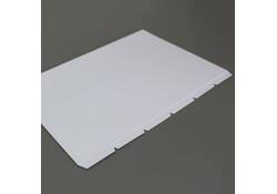 Tabbladen (BE) 10-Delig Straight 160 grs 223mm X 297mm Wit (Onbedrukt)