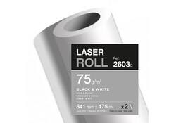 Plotterpapier PPC (BE) Clairefontaine 75gr Wit Mat 841mm X 175M