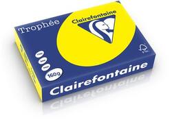Kopieerpapier Clairefontaine Trophee 120gr zonnegeel A2 1292