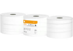 Toiletpapier Satino JT2 HiCycle 2-laags 6x380m wit 319330