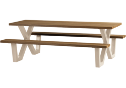WOOOD - Tablo tuin Picknicktafel / Ayous Zand