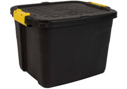 Opbergbox Bankers Box 42 liter met handgrepen robuust zwart
