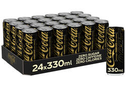 Frisdrank Coca Cola zero sugar zero caffeine blik 330 ml