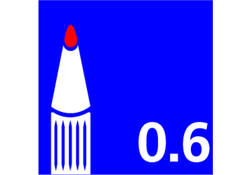 Viltstift Staedtler Lumocolor 316 non permanent F rood