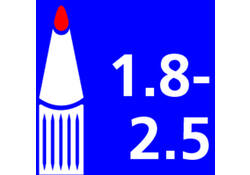 Krijtstift Uni-ball chalk rond 1.8-2.5mm paars