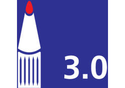 Viltstift Nobo whiteboard Liquid ink rond assorti 3mm 4st